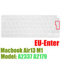 Capa protetora de silicone para macbook air13 m1 chip a2337