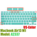 Capa protetora de silicone para macbook air13 m1 chip a2337