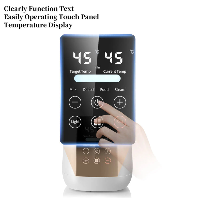 Aquecedor de leite e alimentos Esterilizador com controle preciso de temperatura
