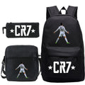 Mochilas 3 pçs cr7  meninos e meninas