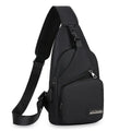 Bolsa de peito masculina de um ombro, bolsa crossbody