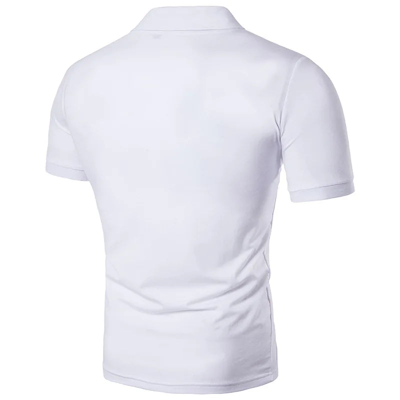 Camisas de golfe masculina conforto seco respirável