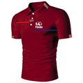 Camisas de golfe masculina conforto seco respirável