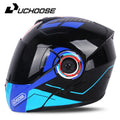 Unissex capacete modular lente dupla