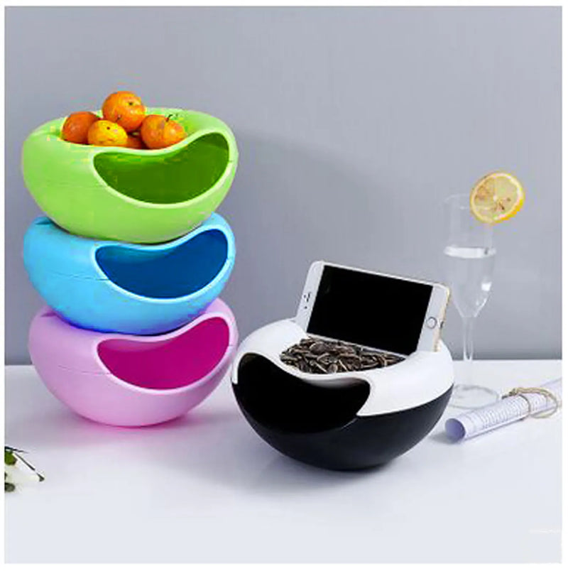 Bowl criativo porta celular, perfeito para colocar salgadinhos, pipoca, amendoim e etc.