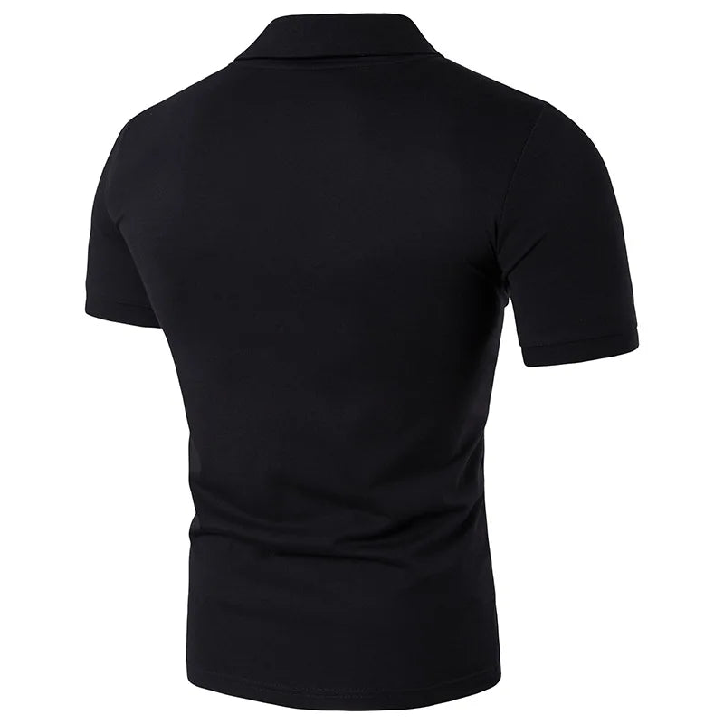 Camisas de golfe masculina conforto seco respirável