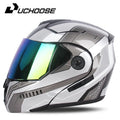 Unissex capacete modular lente dupla