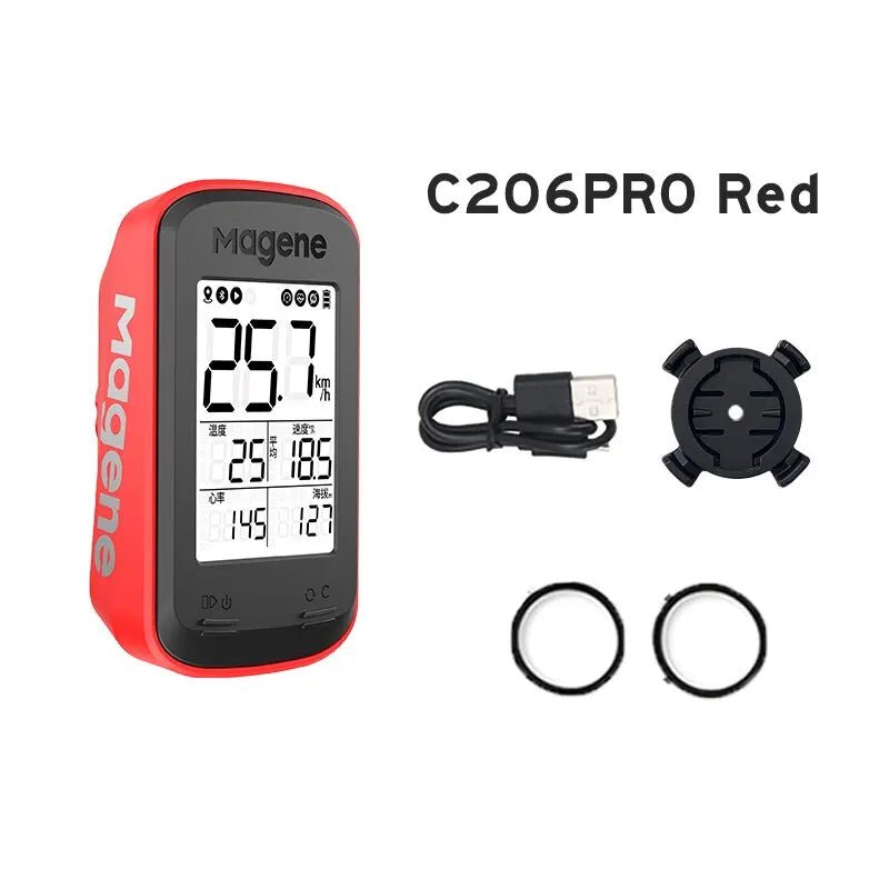 Magene Smart Bike Computer C206/PRO Wireless GPS Bicycle Speedometer Waterproof Road Mtb Cycling Odometer