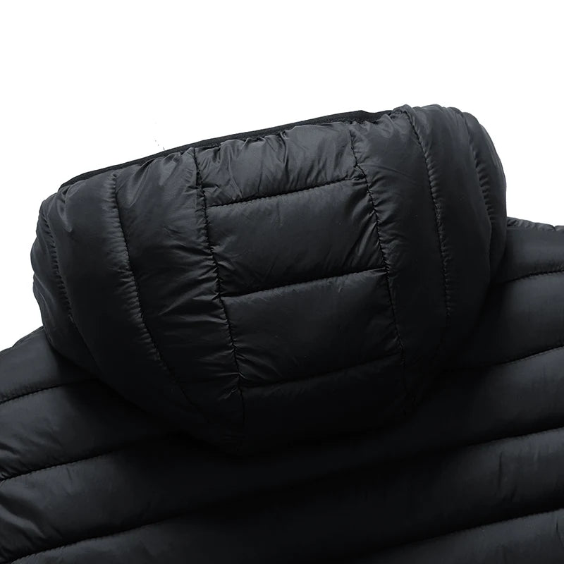 Jaqueta de Parka com capuz impermeável masculina