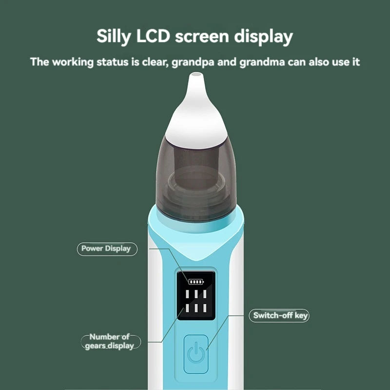 2024 novo padrão bebê aspirador nasal elétrico versão de carregamento recém-nascido bebê