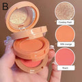 3 em 1 paleta de maquiagem em pó prensado Shimmer Bronzer