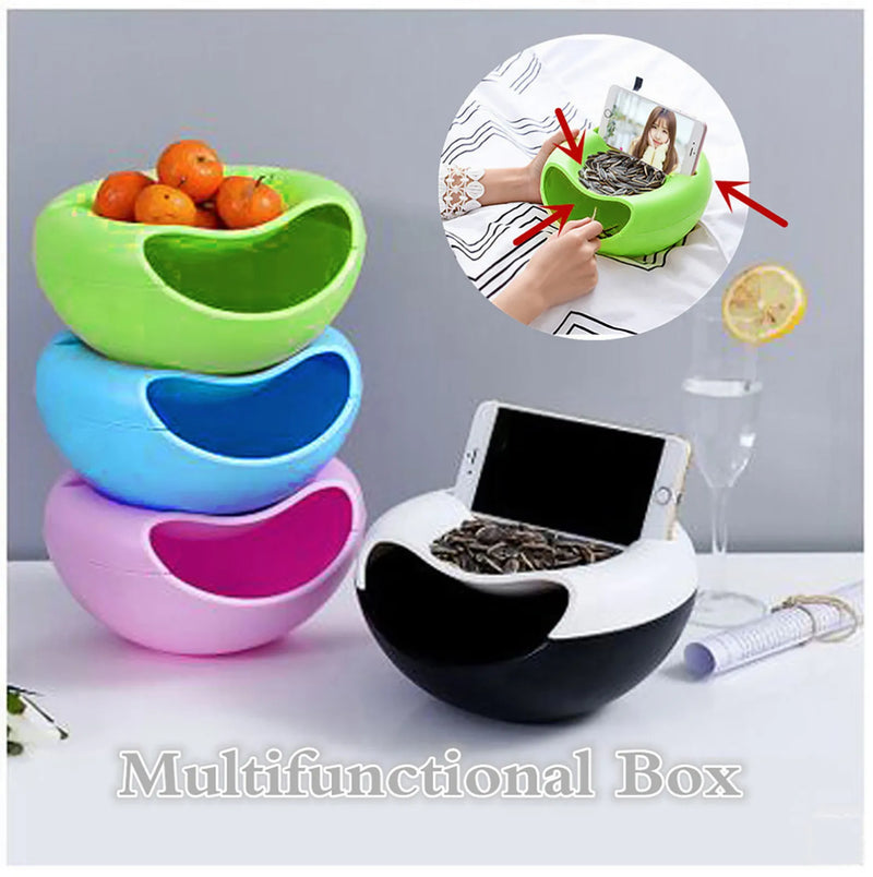 Bowl criativo porta celular, perfeito para colocar salgadinhos, pipoca, amendoim e etc.