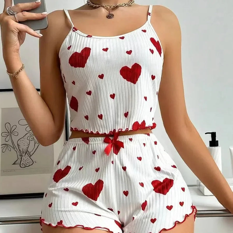 Pijama Baby Doll coração 
                    ❤️