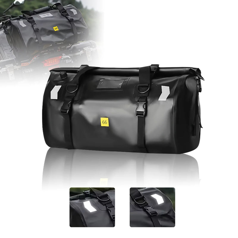 Bolsa de bagagem para motocicleta, bolsa à prova d'água para viagem ao ar livre