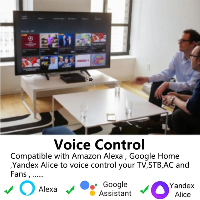 Tuya Wifi , controle remoto inteligente, compatível  com Amazon Alexa, Google, Yandex Alice