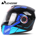 Unissex capacete modular lente dupla