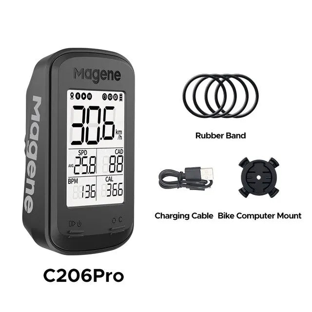 Magene Smart Bike Computer C206/PRO Wireless GPS Bicycle Speedometer Waterproof Road Mtb Cycling Odometer