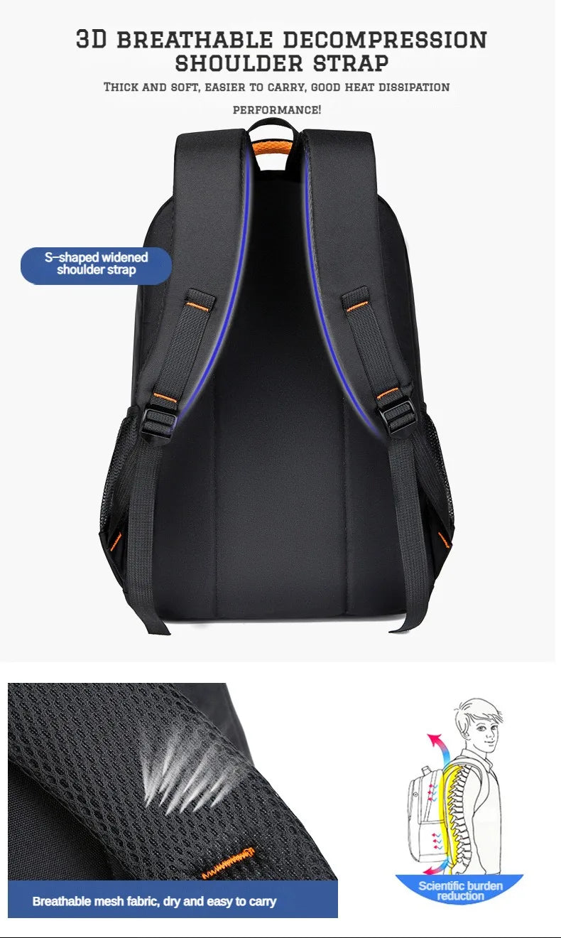 Mochilas oxford à prova d'água, para computador, negócios, casual, viagem