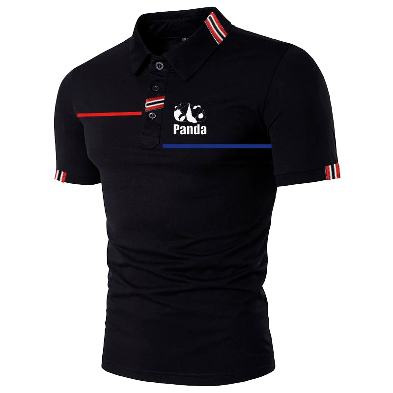 Camisas de golfe masculina conforto seco respirável