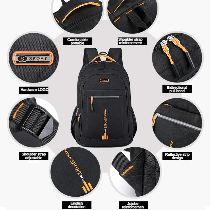 Mochilas oxford à prova d'água, para computador, negócios, casual, viagem